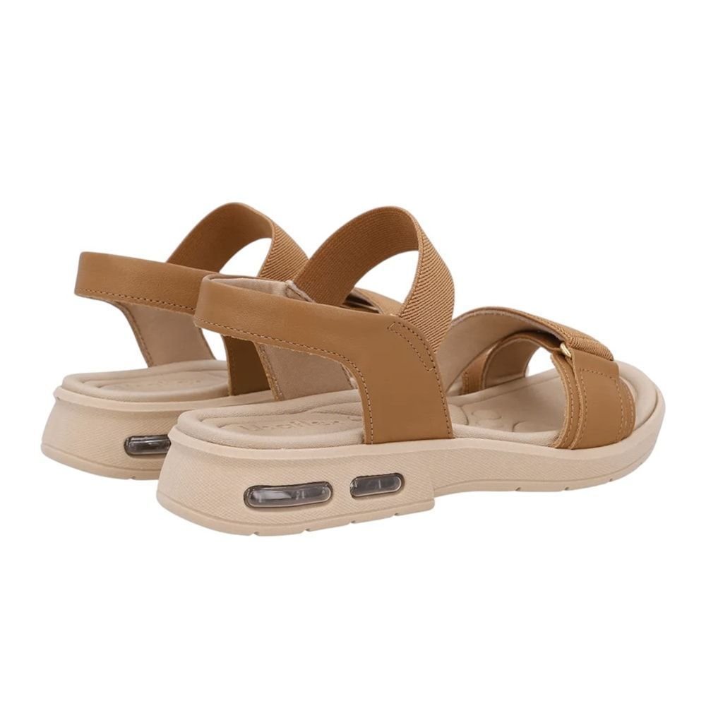 Sandália Usaflex Elástico Feminina Marrom 3