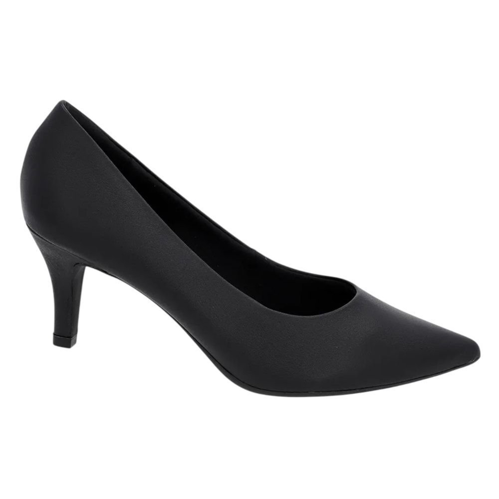 Scarpin Usaflex Salto Médio Feminino Preto 1