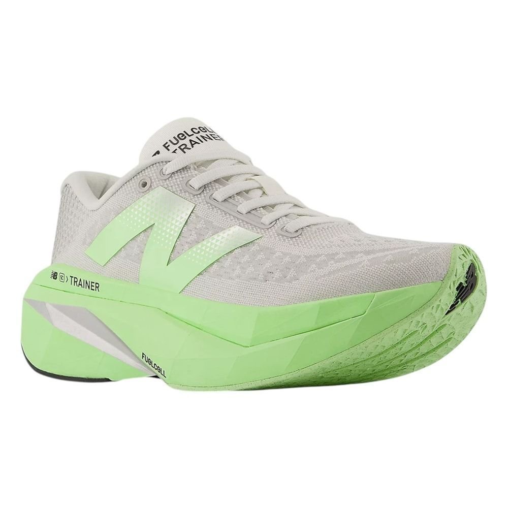 Tênis New Balance Fuelcell Supercomp Trainer V3 Feminino Branco/Verde 3