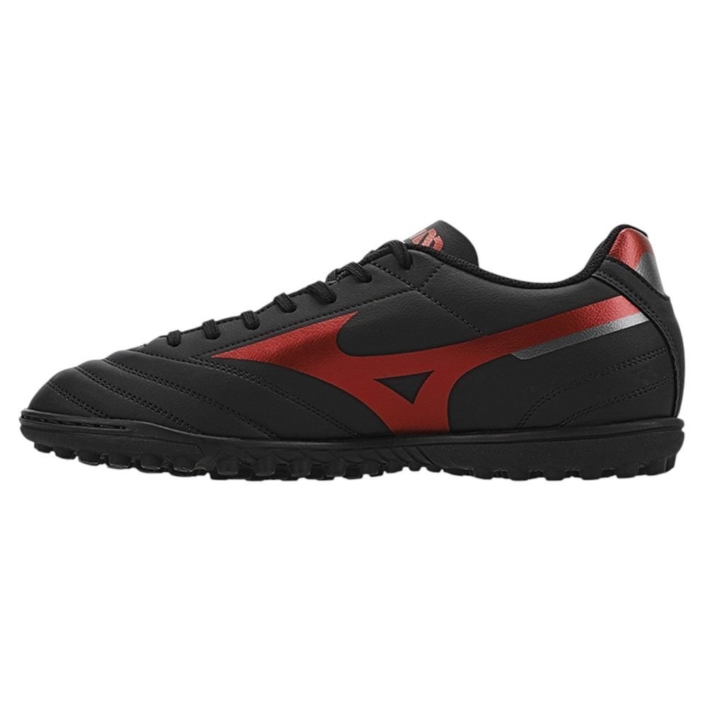 Chuteira Society Mizuno Morelia Club AS Preto/Vermelho 2