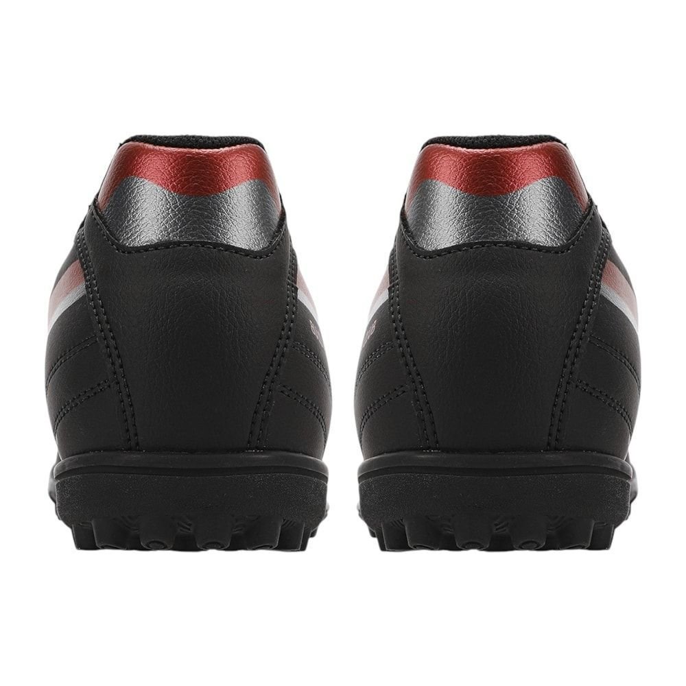 Chuteira Society Mizuno Morelia Club AS Preto/Vermelho 4