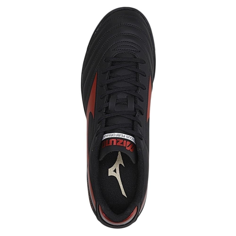 Chuteira Society Mizuno Morelia Club AS Preto/Vermelho 5