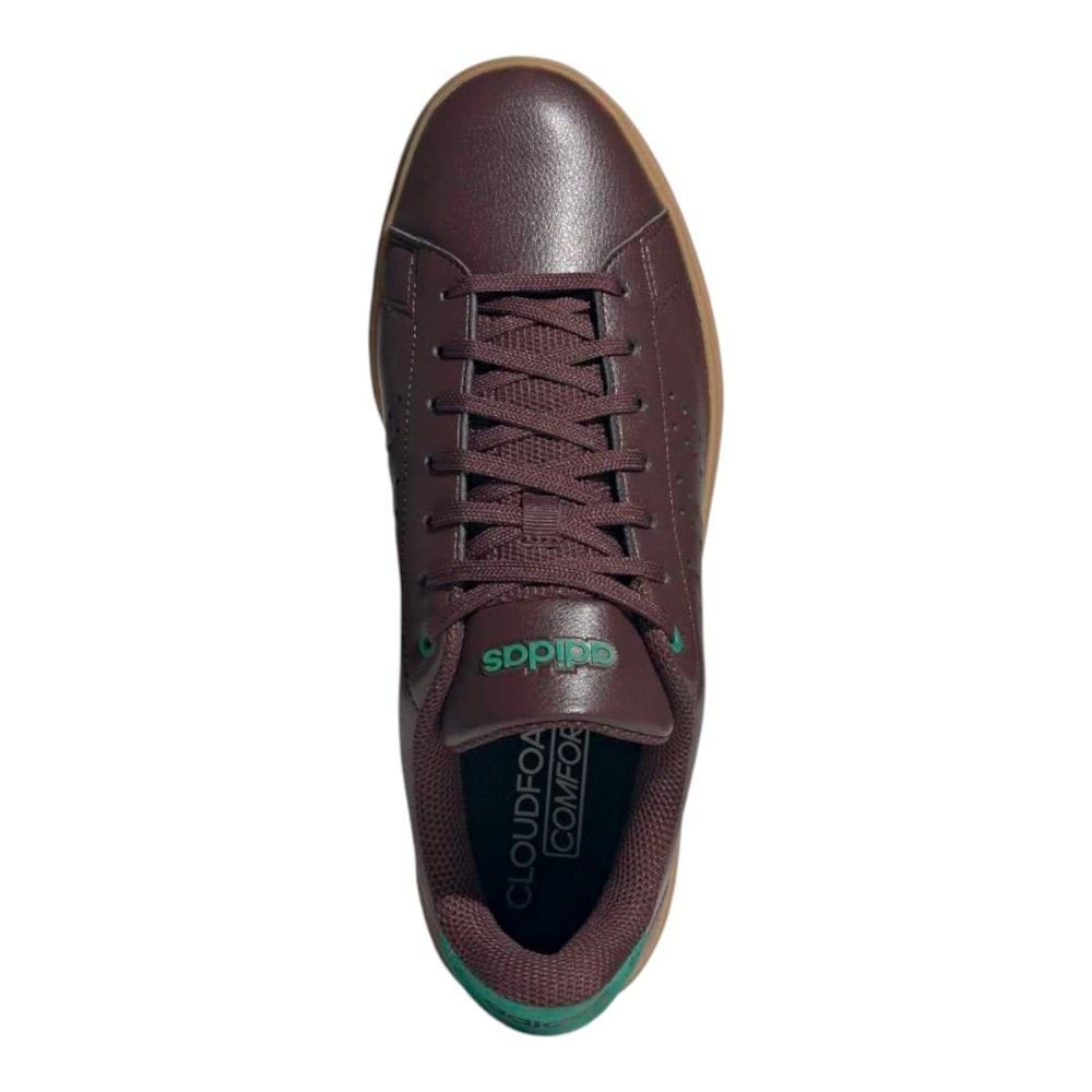 Tênis Adidas Advantage 2.0 Masculino Marrom/Verde 5