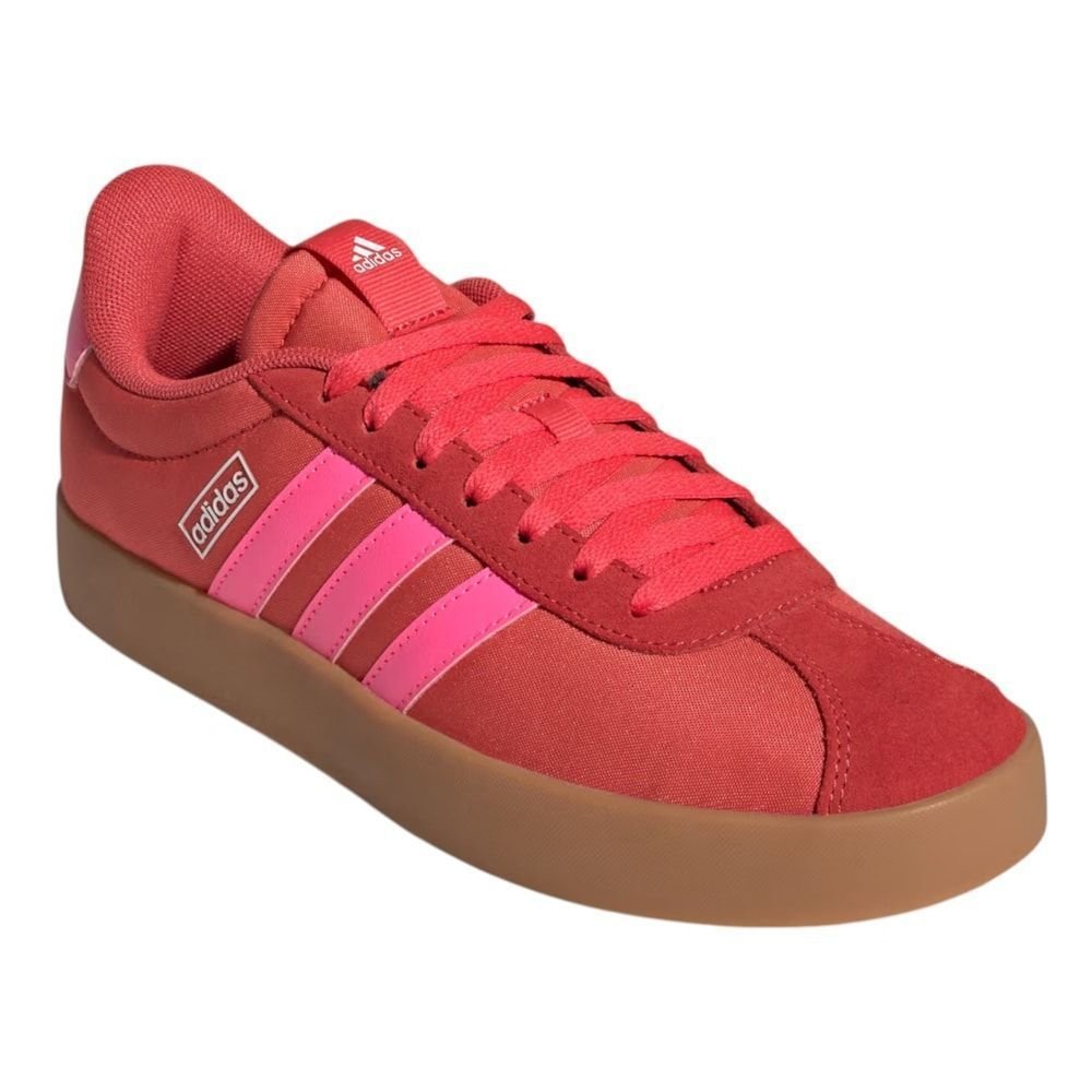 Tênis Adidas VL Court 3.0 Feminino Vermelho 3