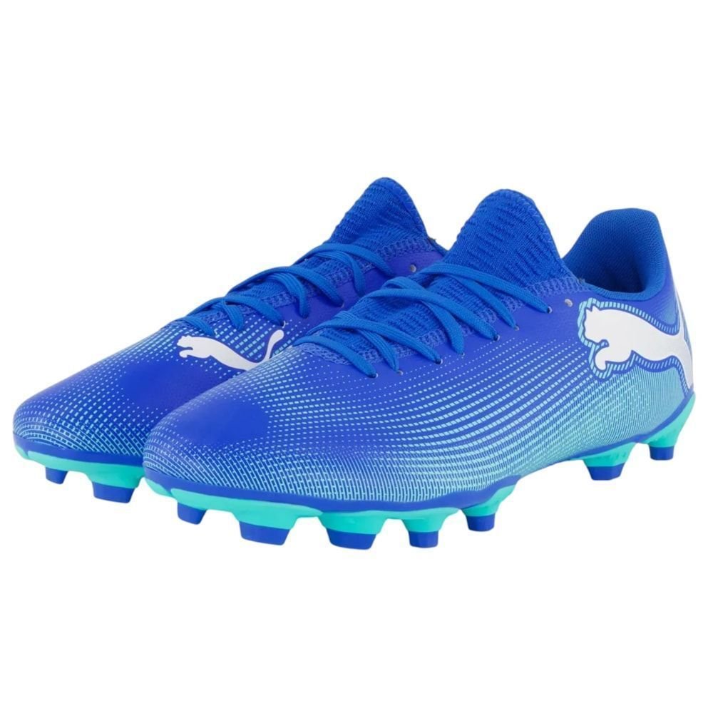 Chuteira Campo Puma Future 7 Play FG/AG Azul 2