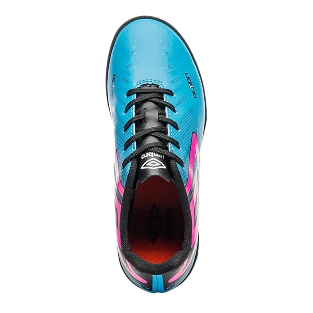 Chuteira Society Umbro Action Infantil Azul 5