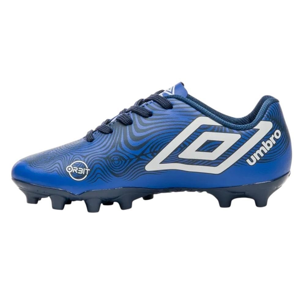 Chuteira Campo Umbro Orbit Infantil Azul 2