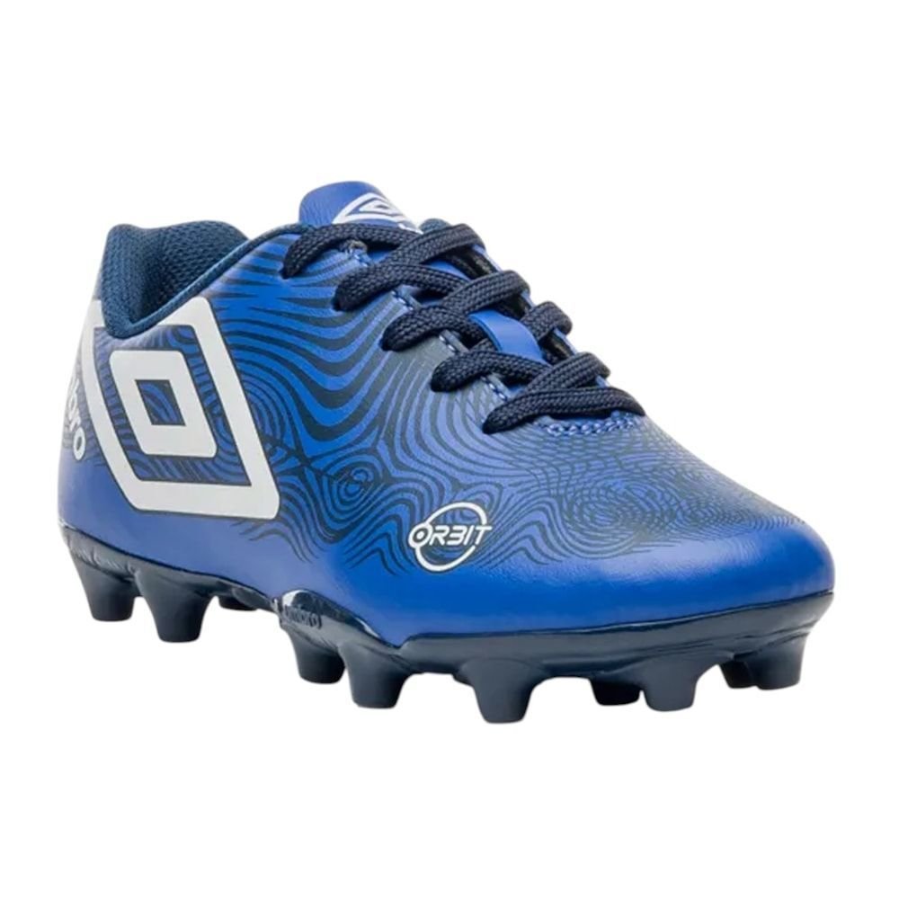 Chuteira Campo Umbro Orbit Infantil Azul 3