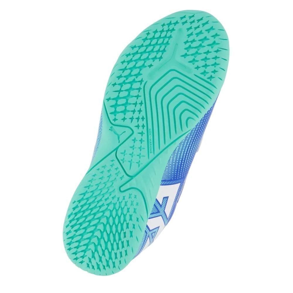 Chuteira Futsal Puma Future 7 Play IT V PS Infantil Azul 5