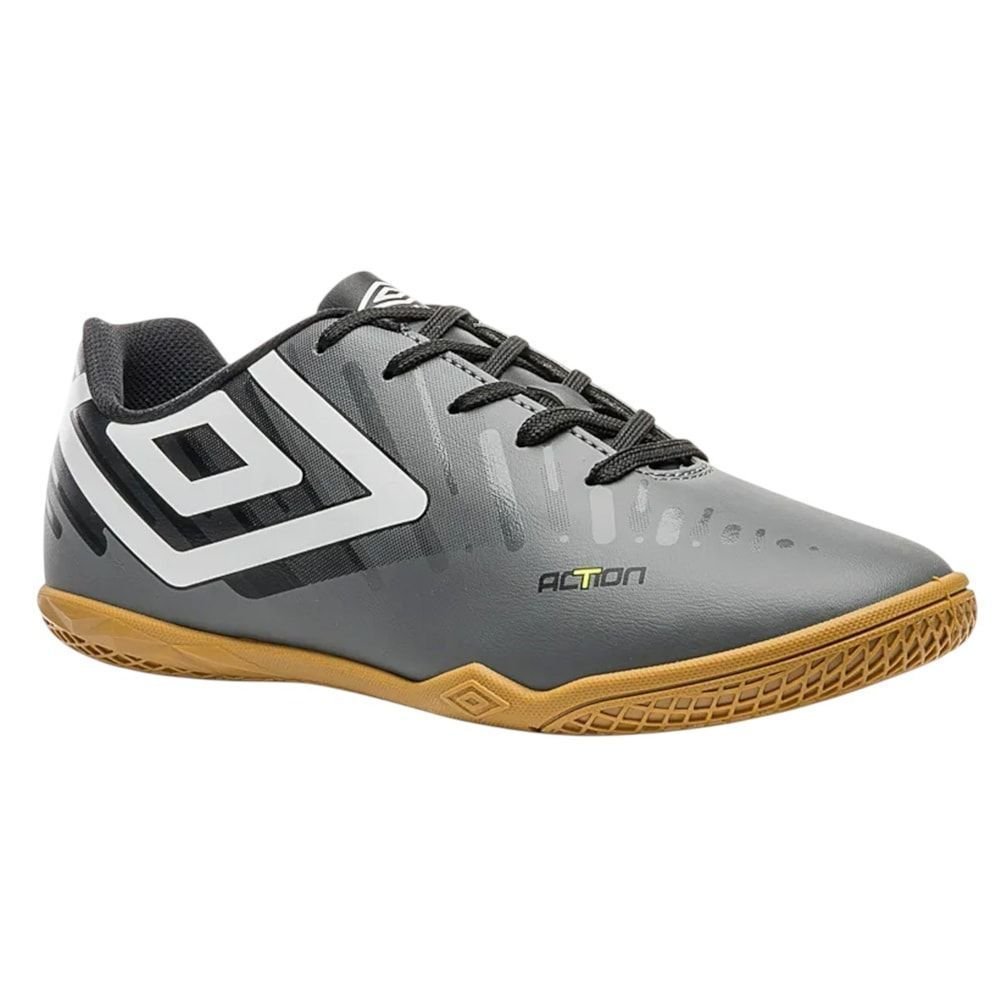 Chuteira Futsal Umbro Action Cinza 3