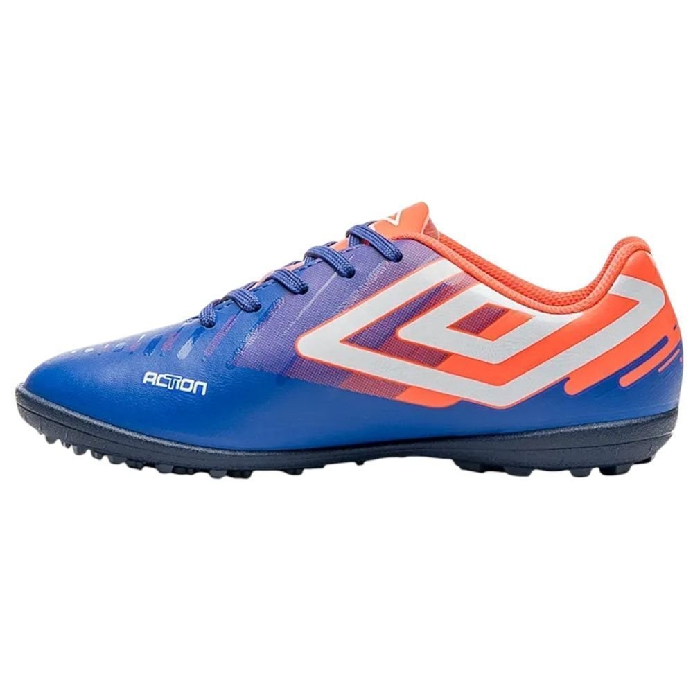 Chuteira Society Umbro Action Infantil Azul 2