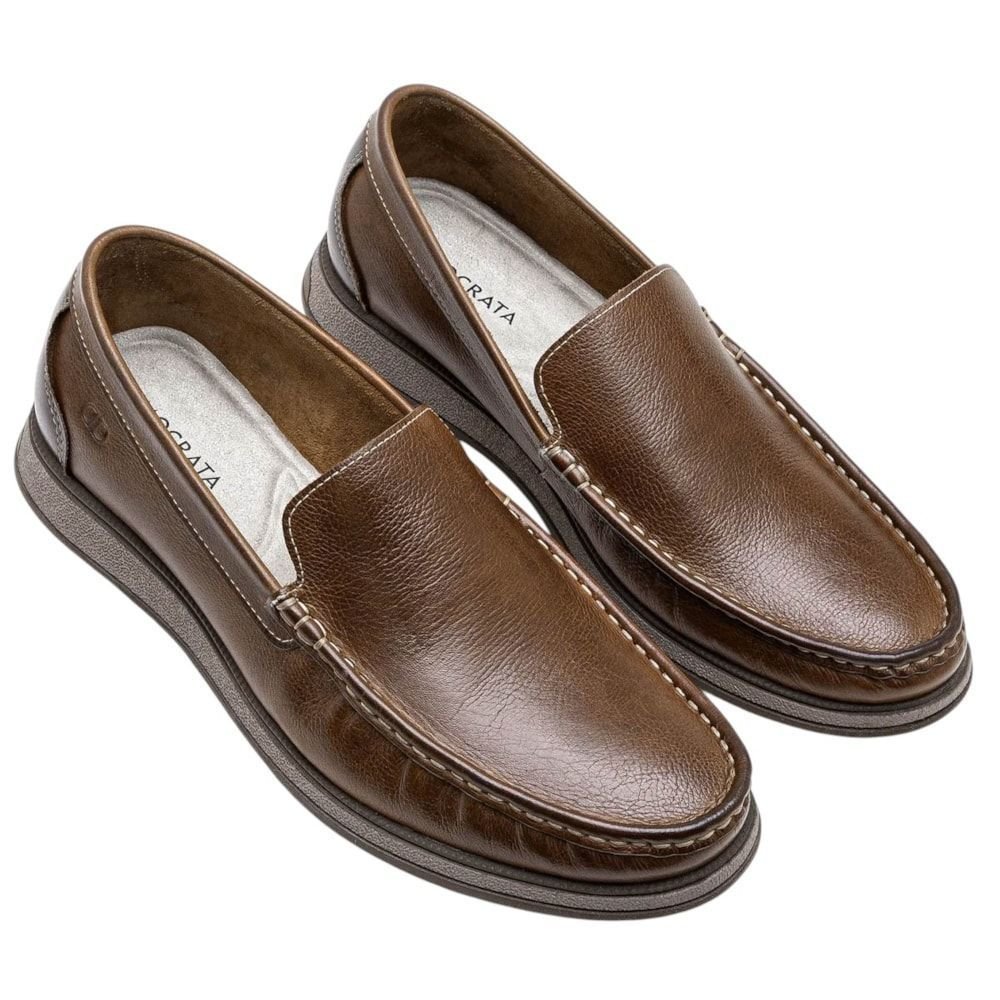 Mocassim Democrata Nash Masculino Marrom 2