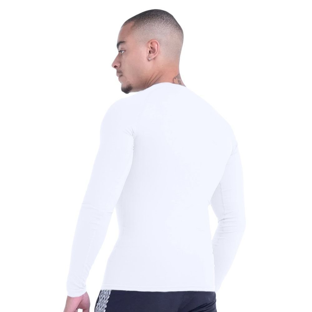 Camisa Térmica Umbro Clubes 2025 Profissional Masculina Branco 2