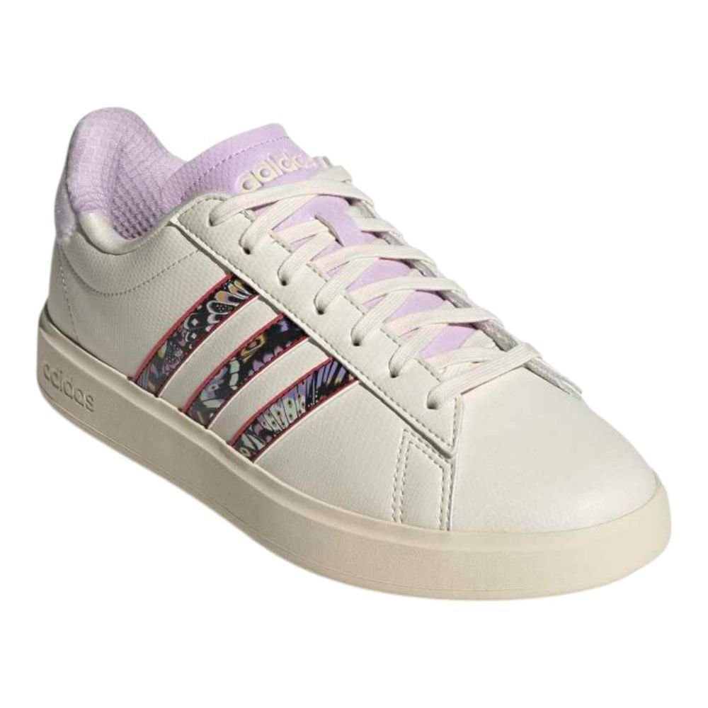 Tênis Adidas Grand Court 2.0 Feminino Bege 3