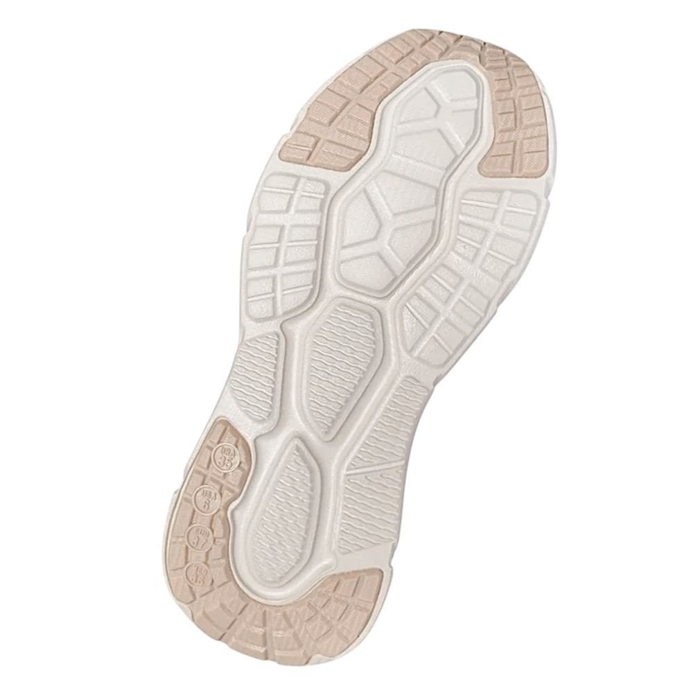 Tênis Via Marte Casual Esportivo Feminino Bege 5