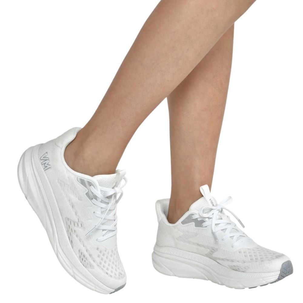 Tênis Via Marte Casual Esportivo Feminino Branco 6