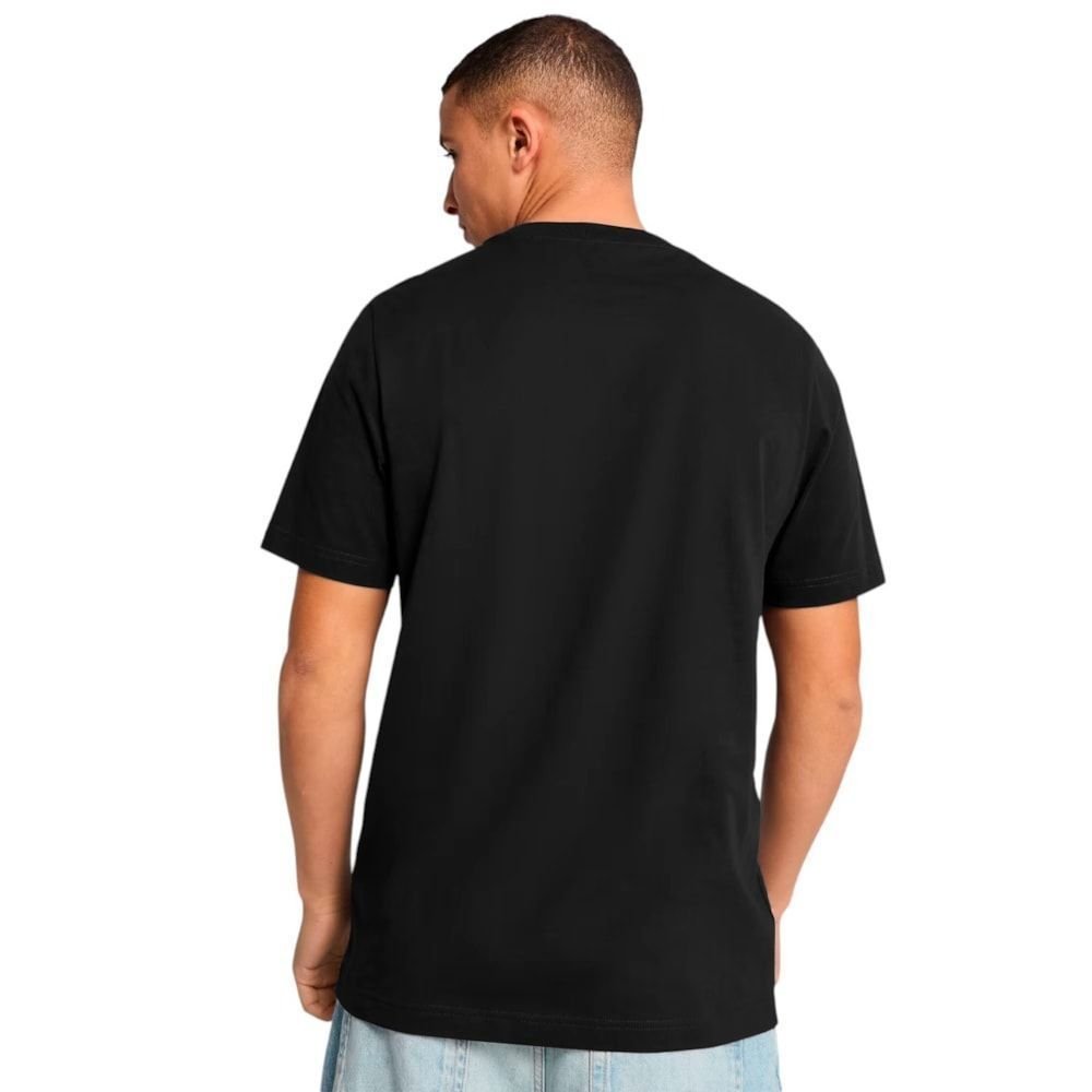 Camiseta Puma Essentials Smaal Logo Masculina Preto 2