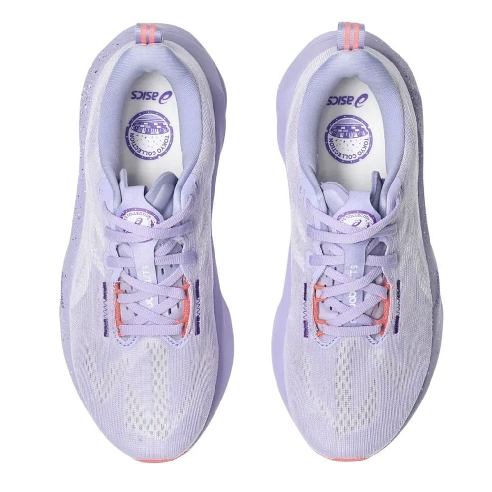 Tênis Asics Novablast 5 Tokyo Feminino Lilás 5