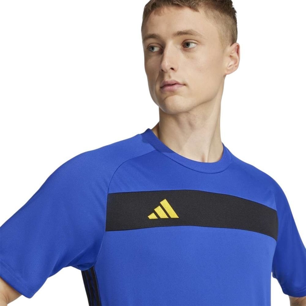 Camiseta Adidas Tiro Essentials Masculina Azul 4