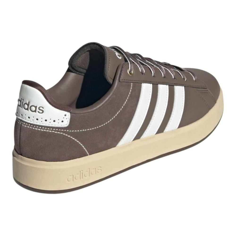 Tênis Adidas Grand Court Base 2.0 Masculino Marrom 4