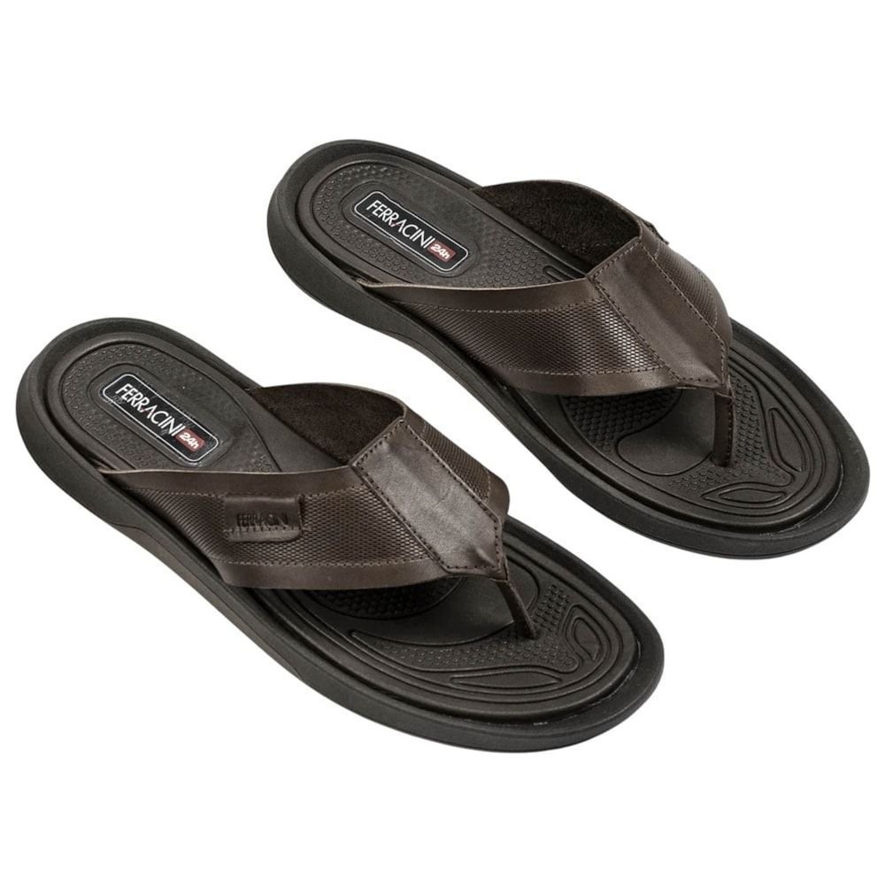 Chinelo Ferracini Dakar Masculino Marrom 3