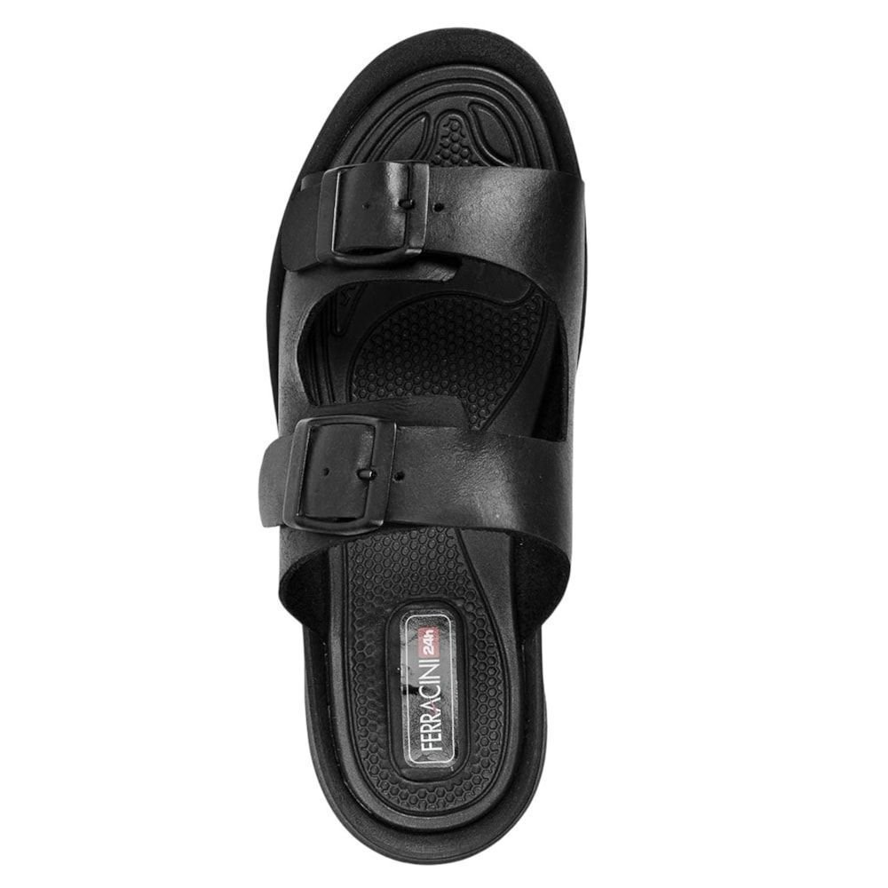 Sandália Ferracini Dakar Masculina Preto 3
