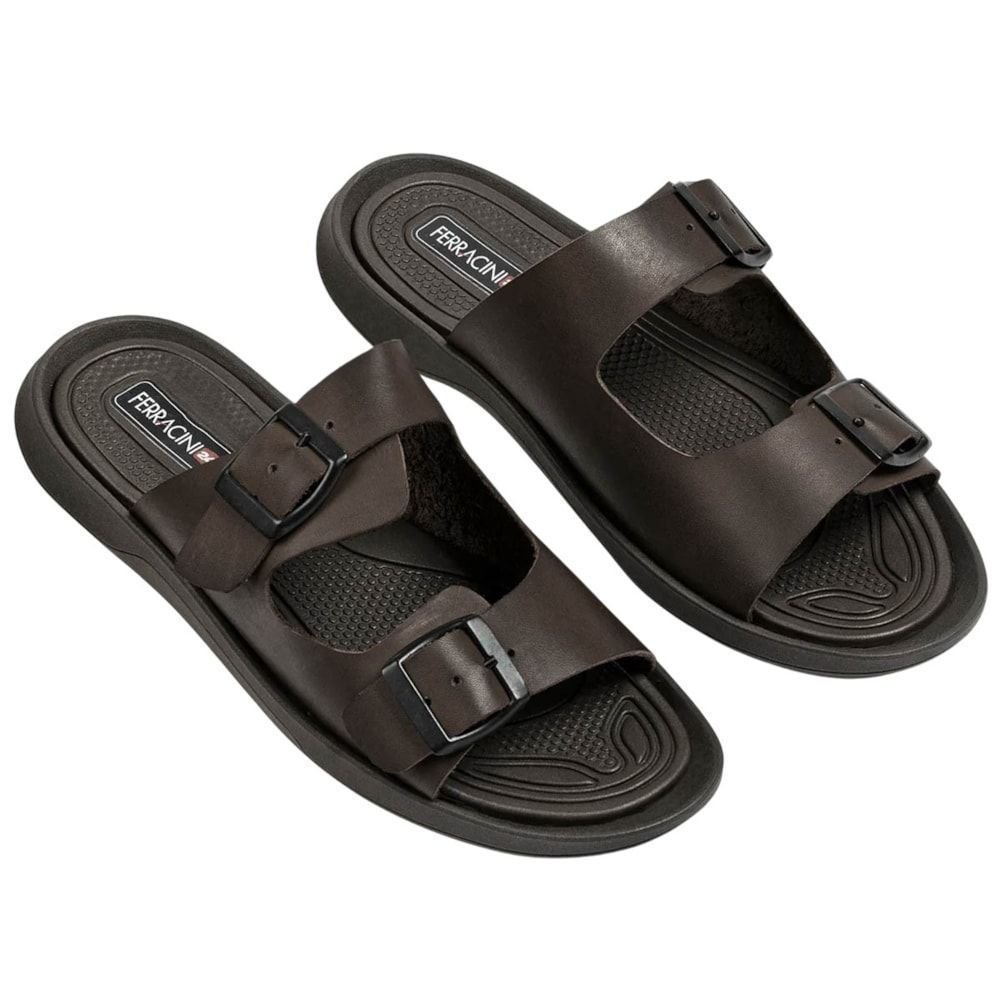 Sandália Ferracini Dakar Masculina Marrom 2