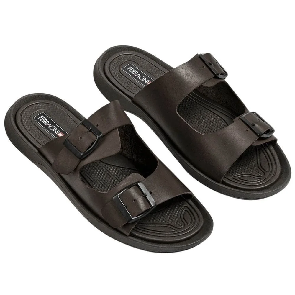 Sandália Ferracini Dakar Masculina Marrom 2