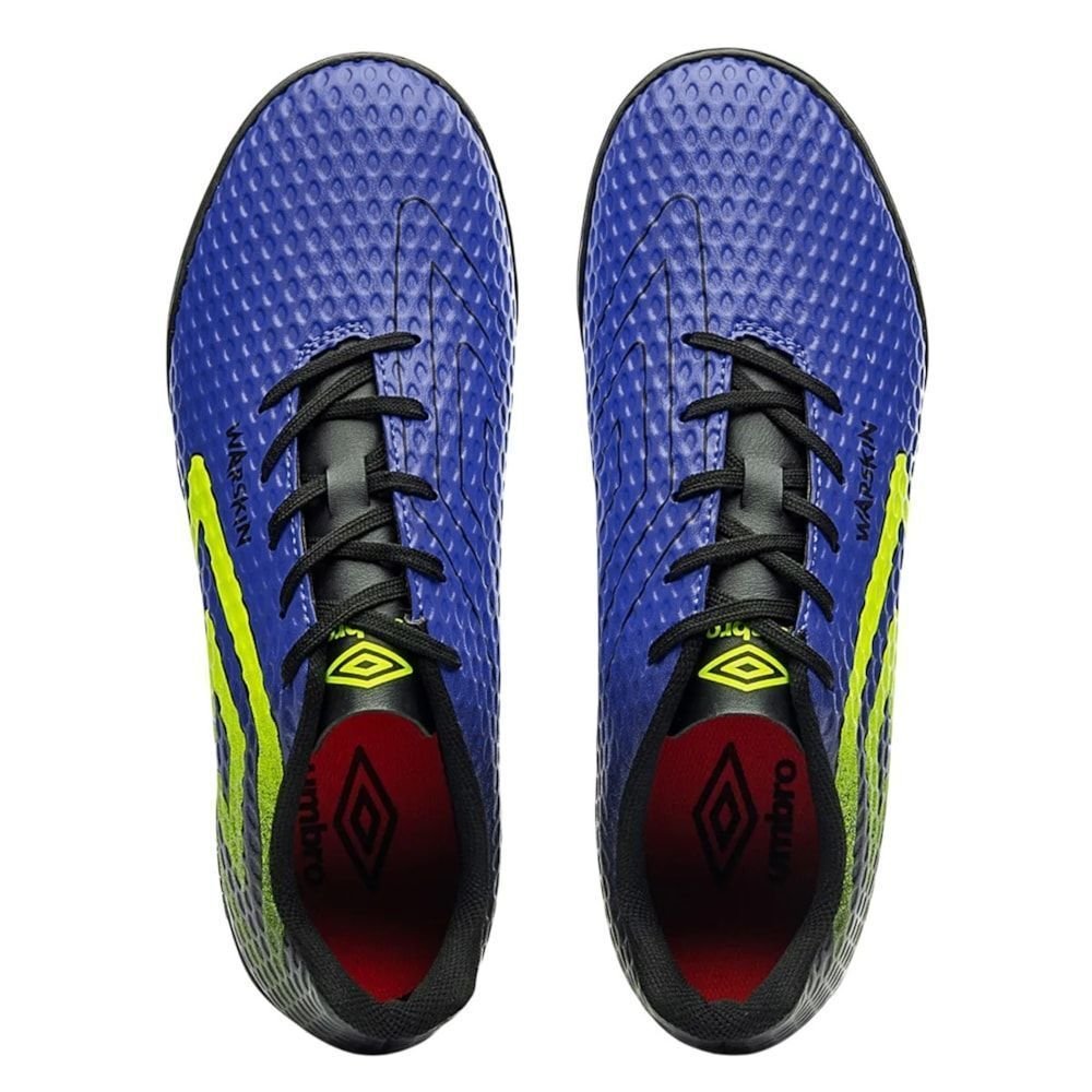Chuteira Society Umbro Warskin Azul 5