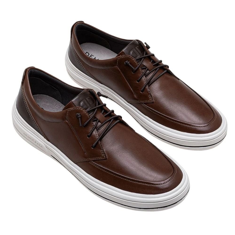 Sapatênis Democrata Clay Masculino Marrom 2