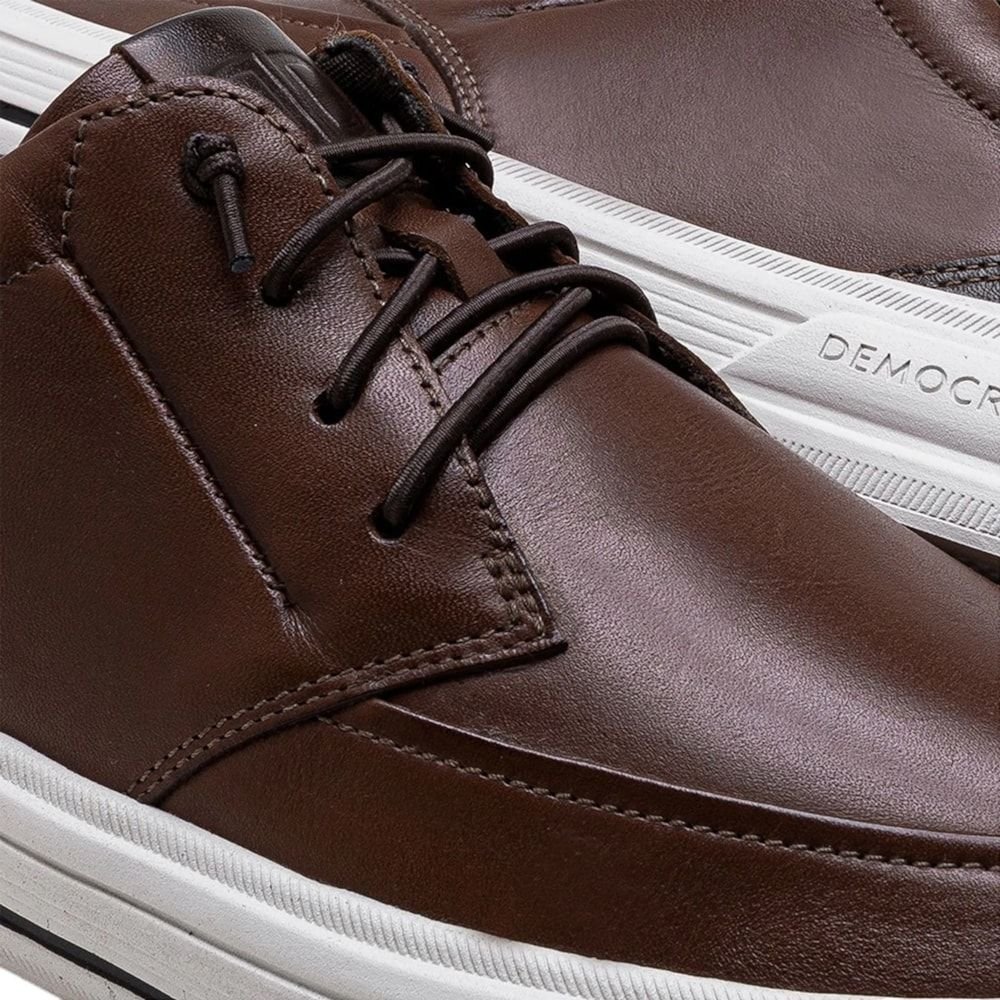 Sapatênis Democrata Clay Masculino Marrom 4
