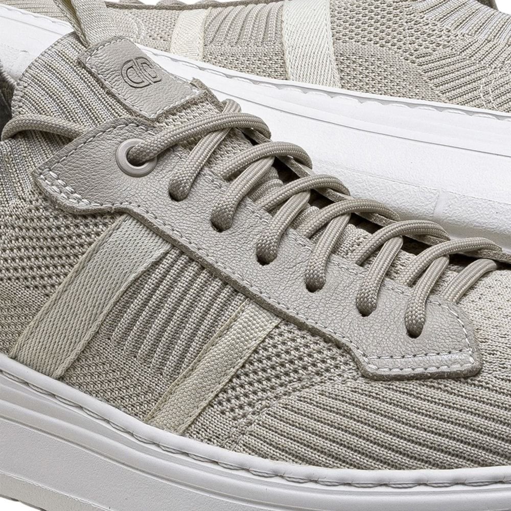 Tênis Democrata Joe Ultra Light Knit Masculino Bege 4