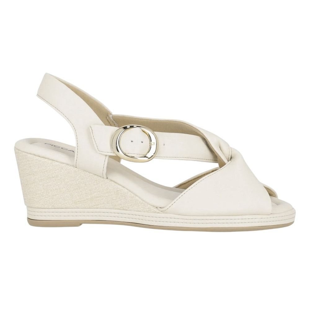 Sandália Piccadilly Alice Salto Anabela Alto Feminina