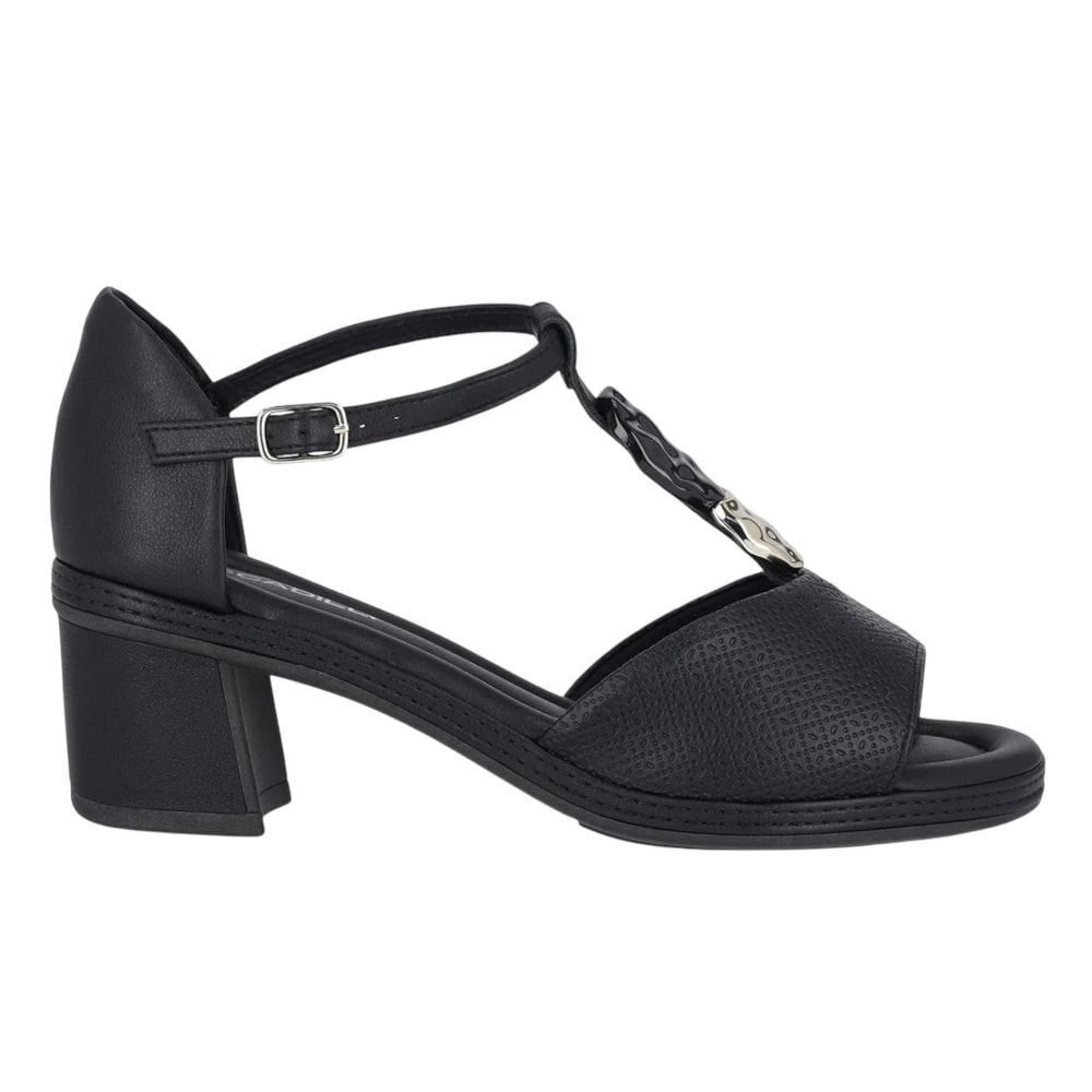 Sandália Piccadilly Paola Salto Médio Feminina