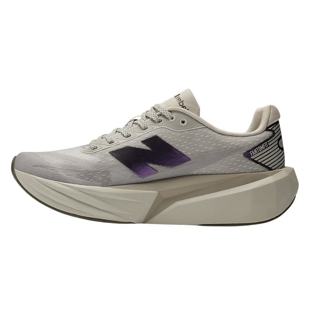 Tênis New Balance Fuelcell Rebel V5 Feminino Bege 2