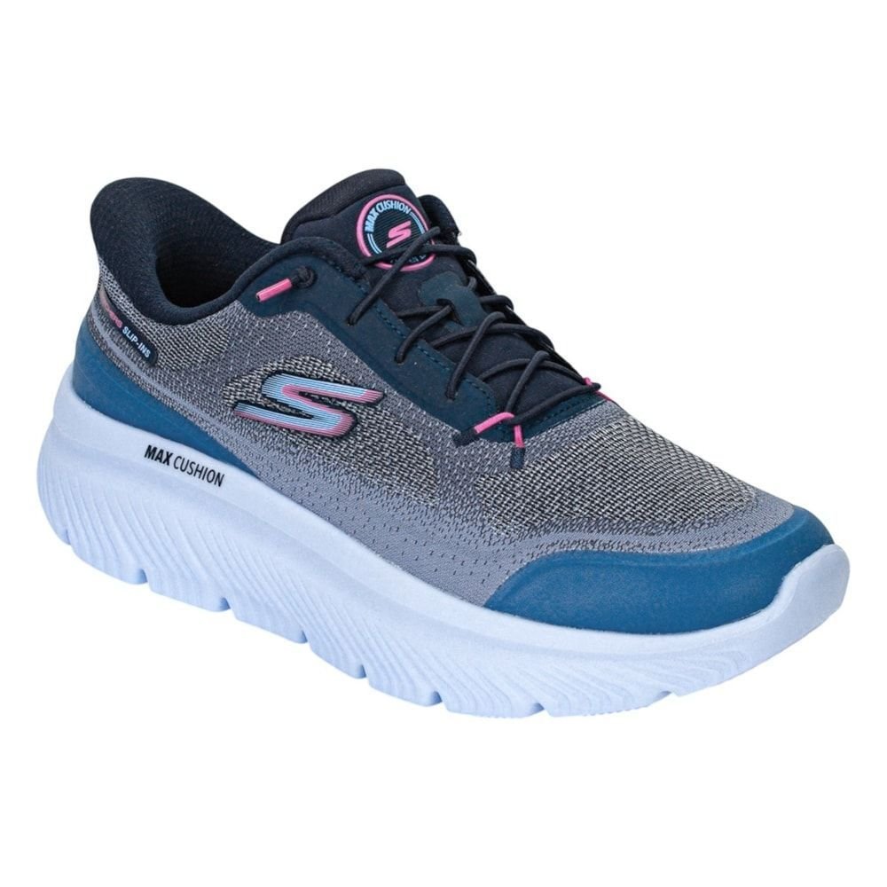 Tênis Skechers Go Walk Max Cushioning Hyper Feminino Azul Marinho 3