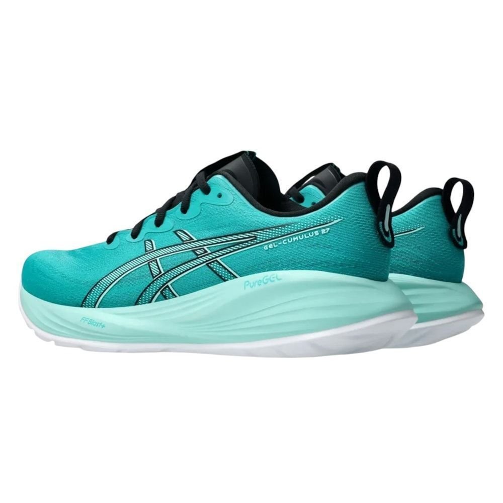 Tênis Asics Gel-Cumulus 27 Masculino Azul Turquesa 4