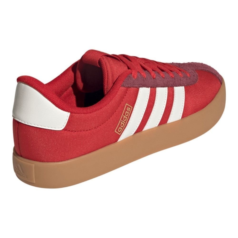 Tênis Adidas VL Court 3.0 Masculino Vermelho 4