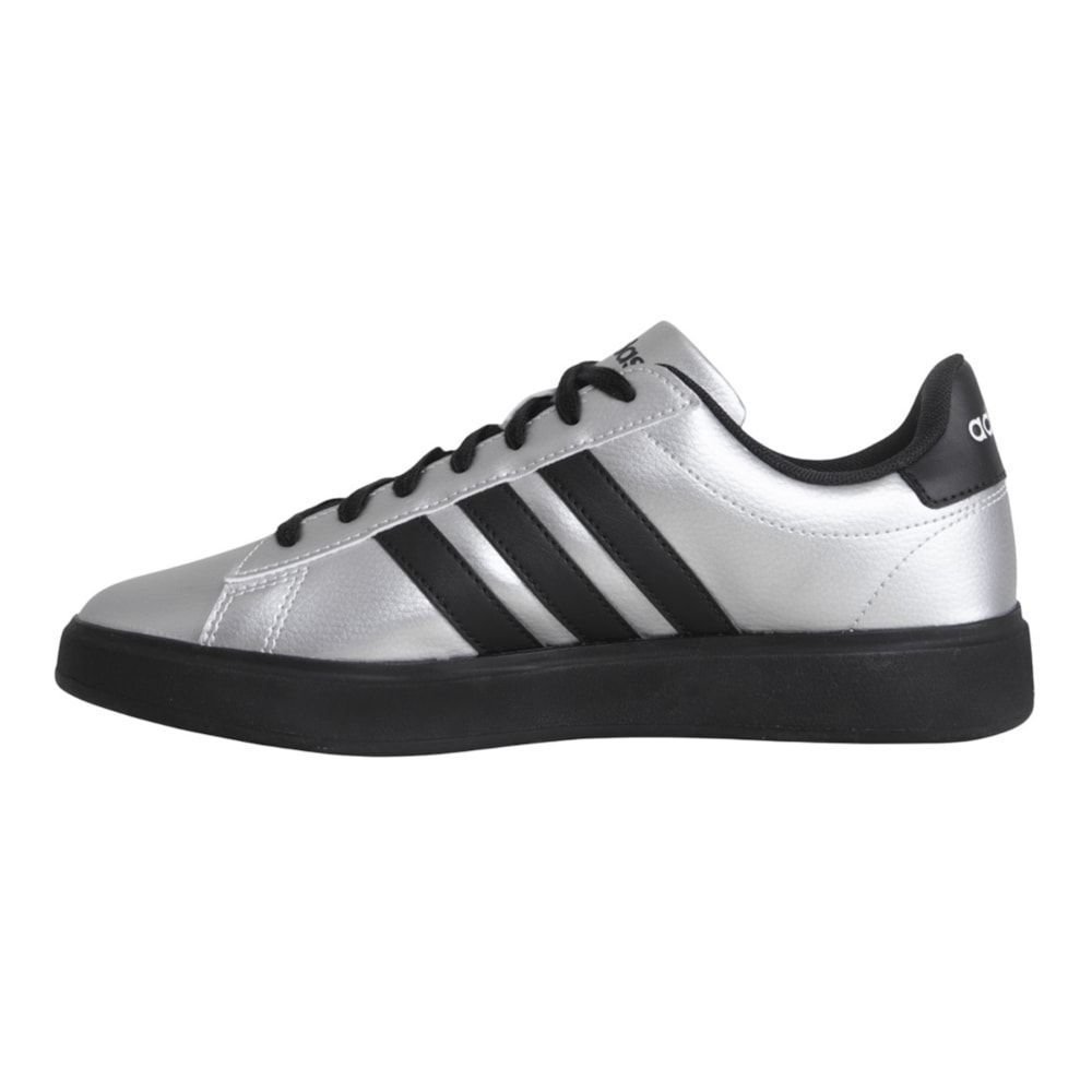 Tênis Adidas Grand Court 2.0 Feminino Prata 2
