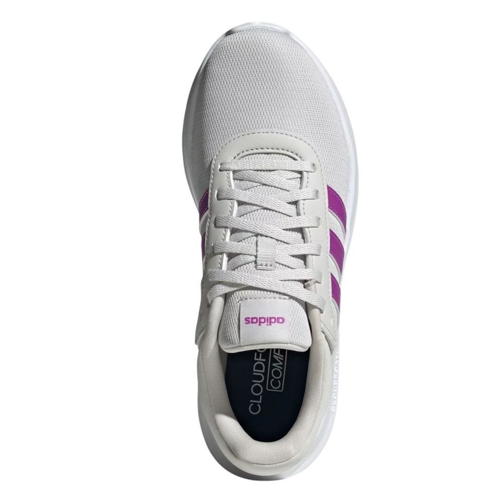 Tênis Adidas Lite Racer 4.0 Feminino Cinza 5