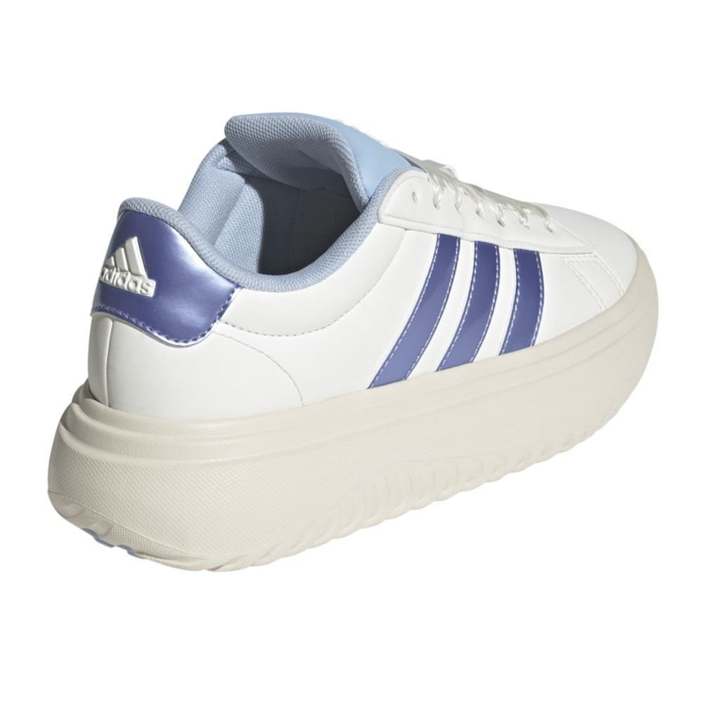 Tênis Adidas Grand Court Platform Feminino Branco 4