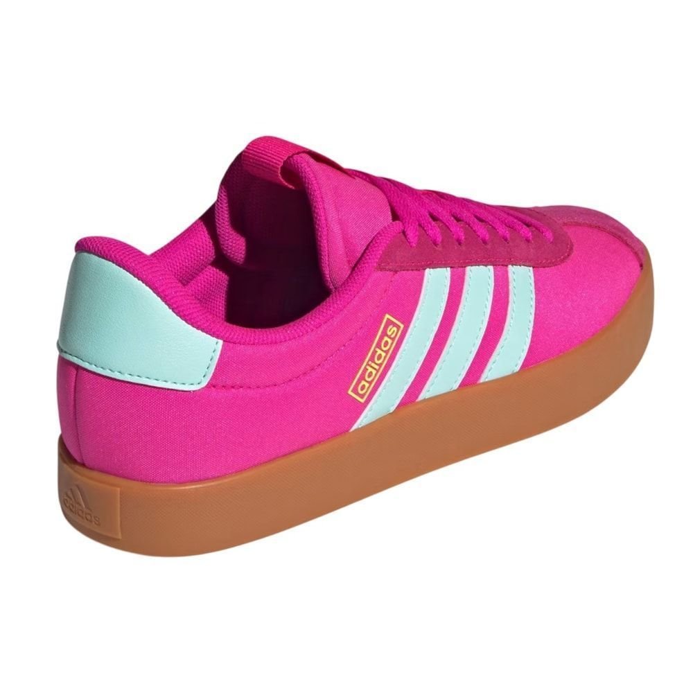 Tênis Adidas VL Court 3.0 Feminino Rosa 4