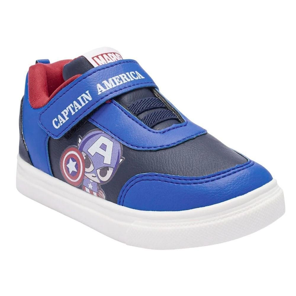 Tênis Marvel Capitão América Infantil Azul 3