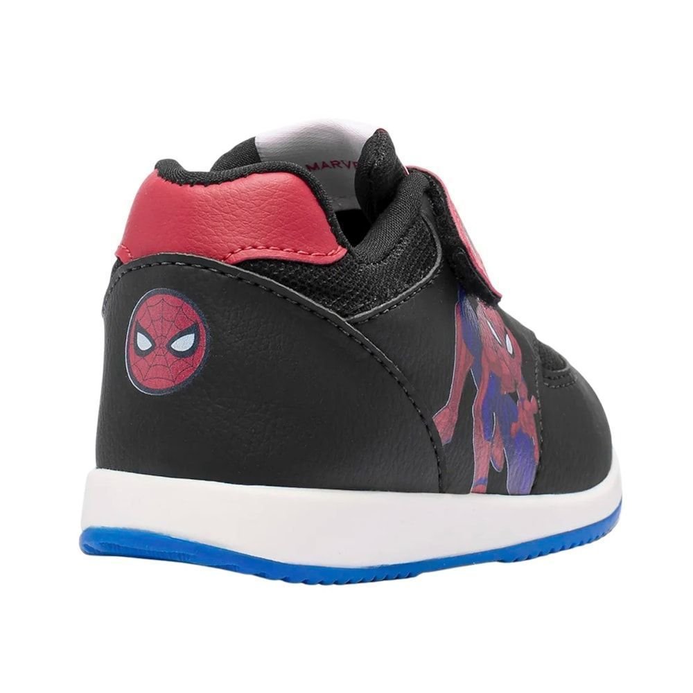 Tênis Marvel Homem-Aranha Infantil Preto 4