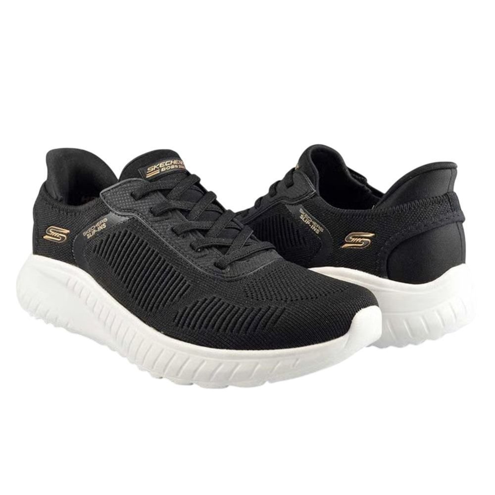 Tênis Skechers Bob Squad Chaos Current Muse Feminino Preto 3