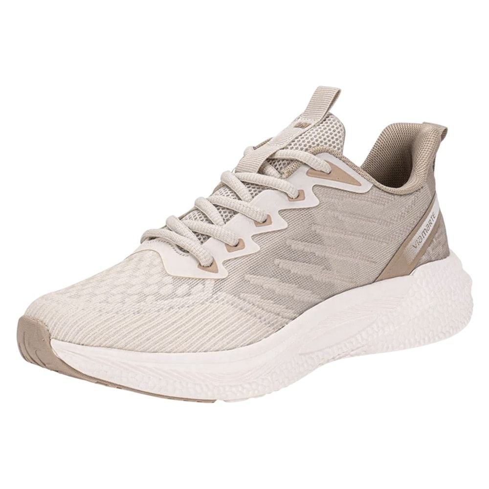 Tênis Via Marte Casual Esportivo Feminino Bege 3