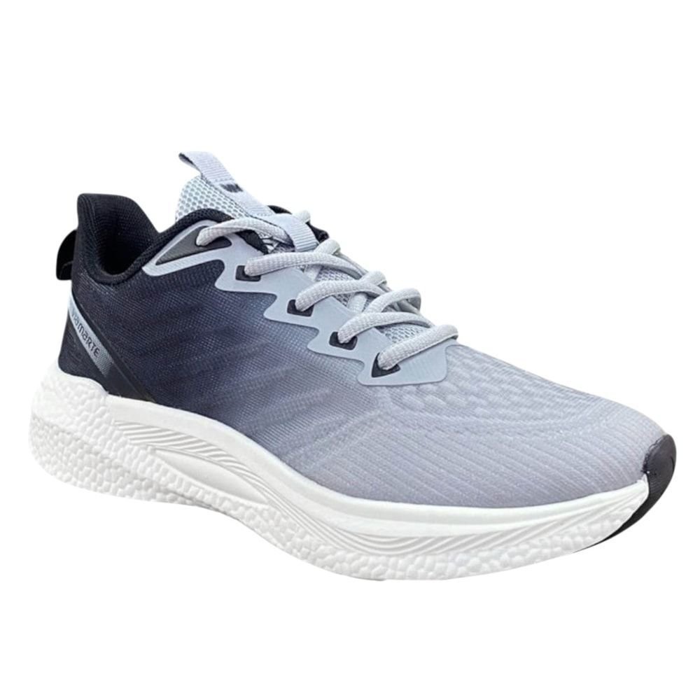 Tênis Via Marte Casual Esportivo Feminino Preto/Cinza 3