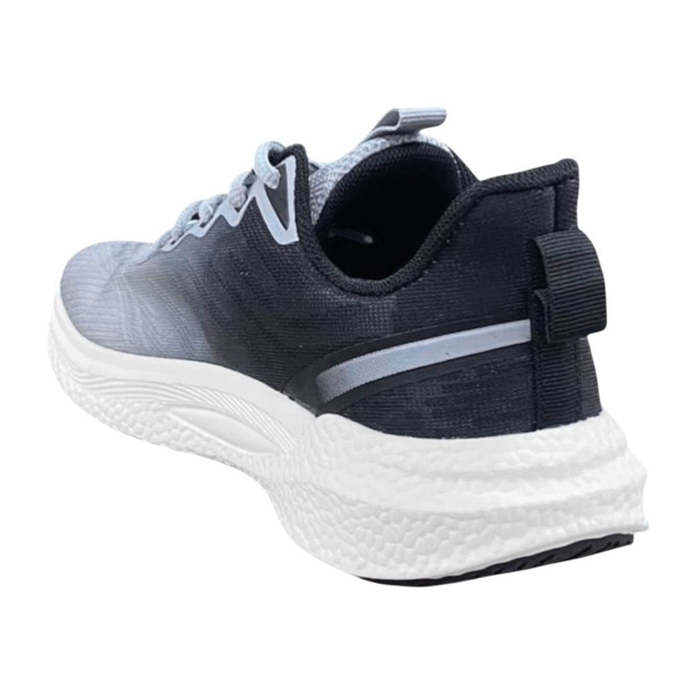 Tênis Via Marte Casual Esportivo Feminino Preto/Cinza 4