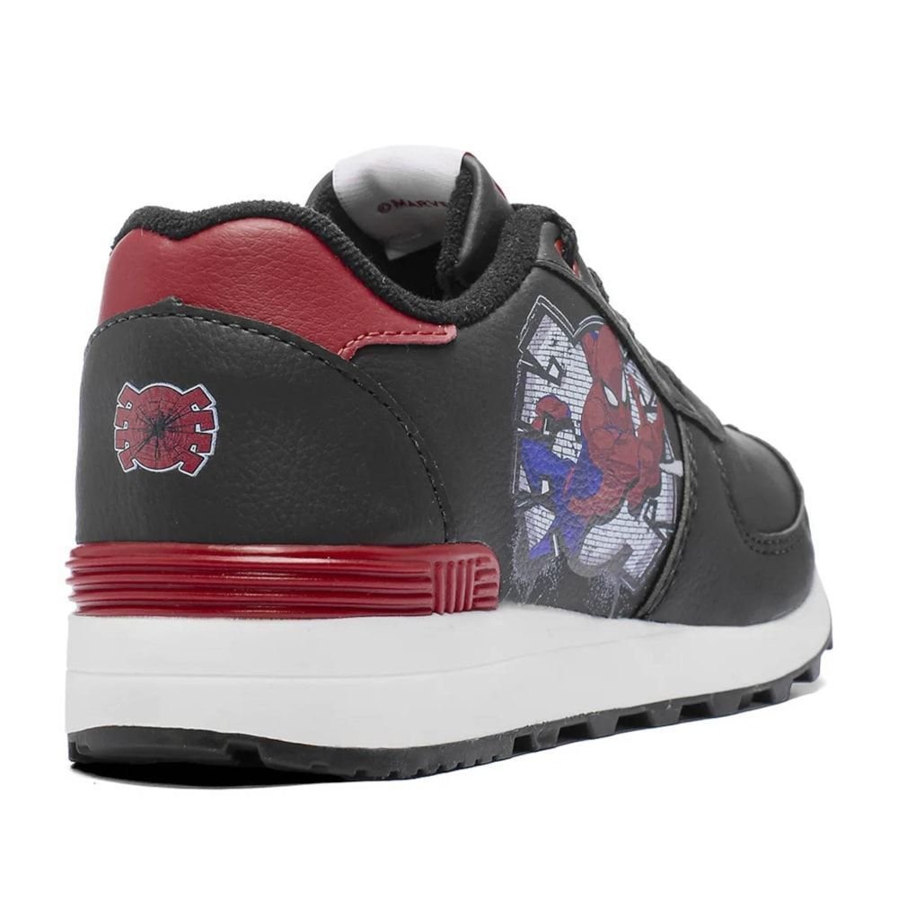 Tênis Marvel Homem-Aranha Infantil Preto 4