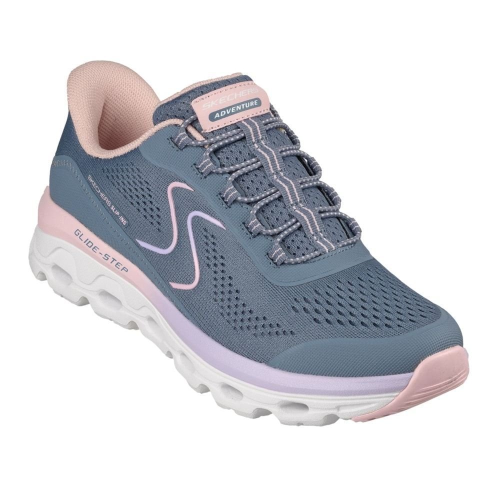 Tênis Skechers Glide-Step Sole Feminino Cinza 3
